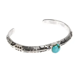 NRS Sterling Silver Turquoise Cuff
