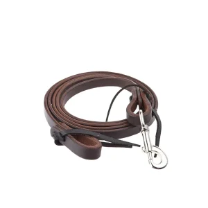 NRS Tack 5/8in x 7ft Oiled Roping Rein with Snap