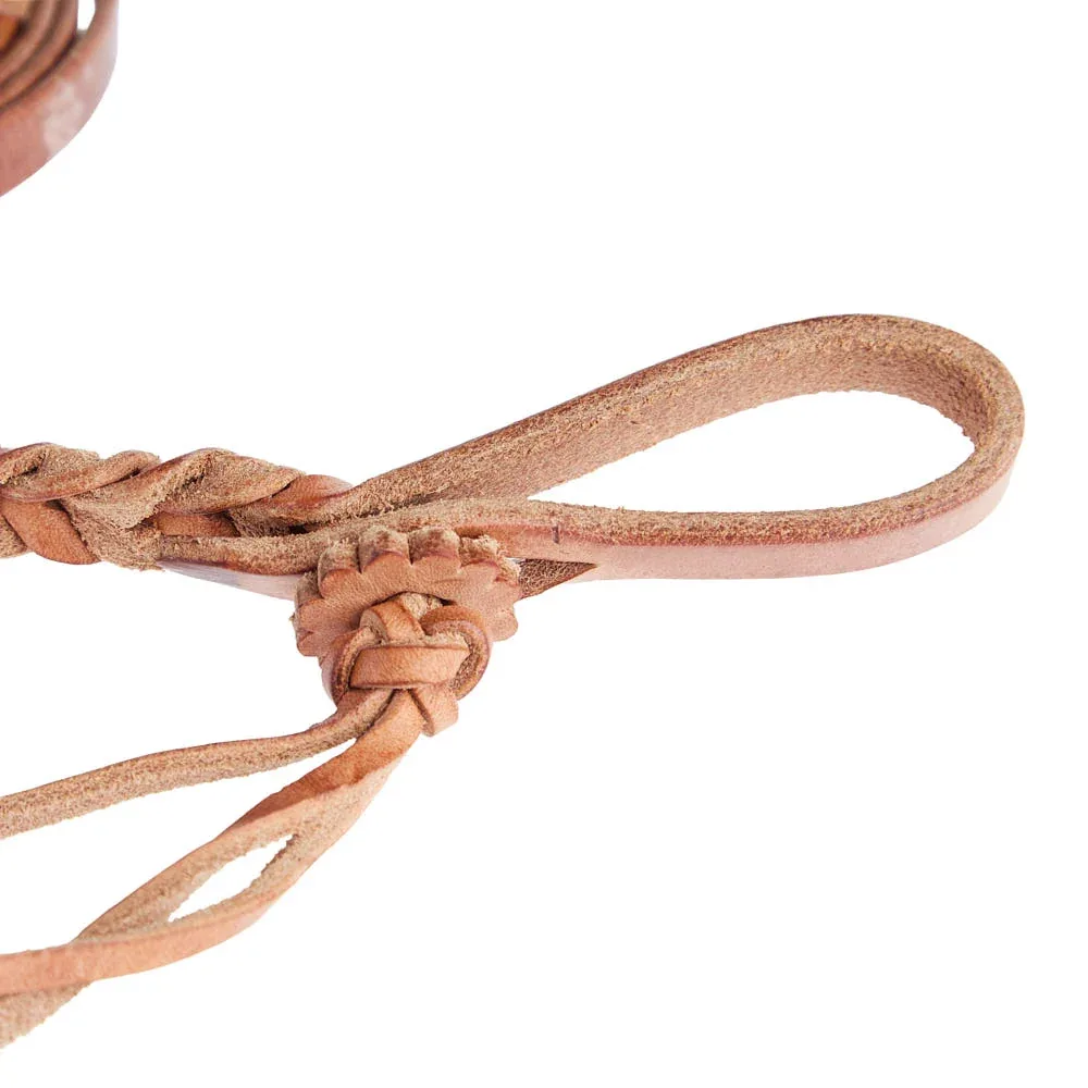 NRS TACK 5/8in x 8ft Braided Hermann Oak Rattlesnake Knot Roper Rein - Image 2
