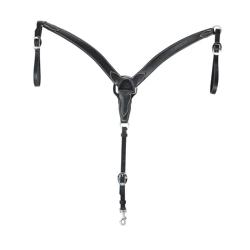 NRS Tack Black 1 1/2in Tapered Breast Collar