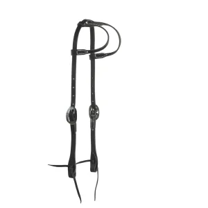 NRS Tack Black Double Ear Headstall