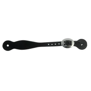 NRS Tack Men`s Black Basic Spur Strap