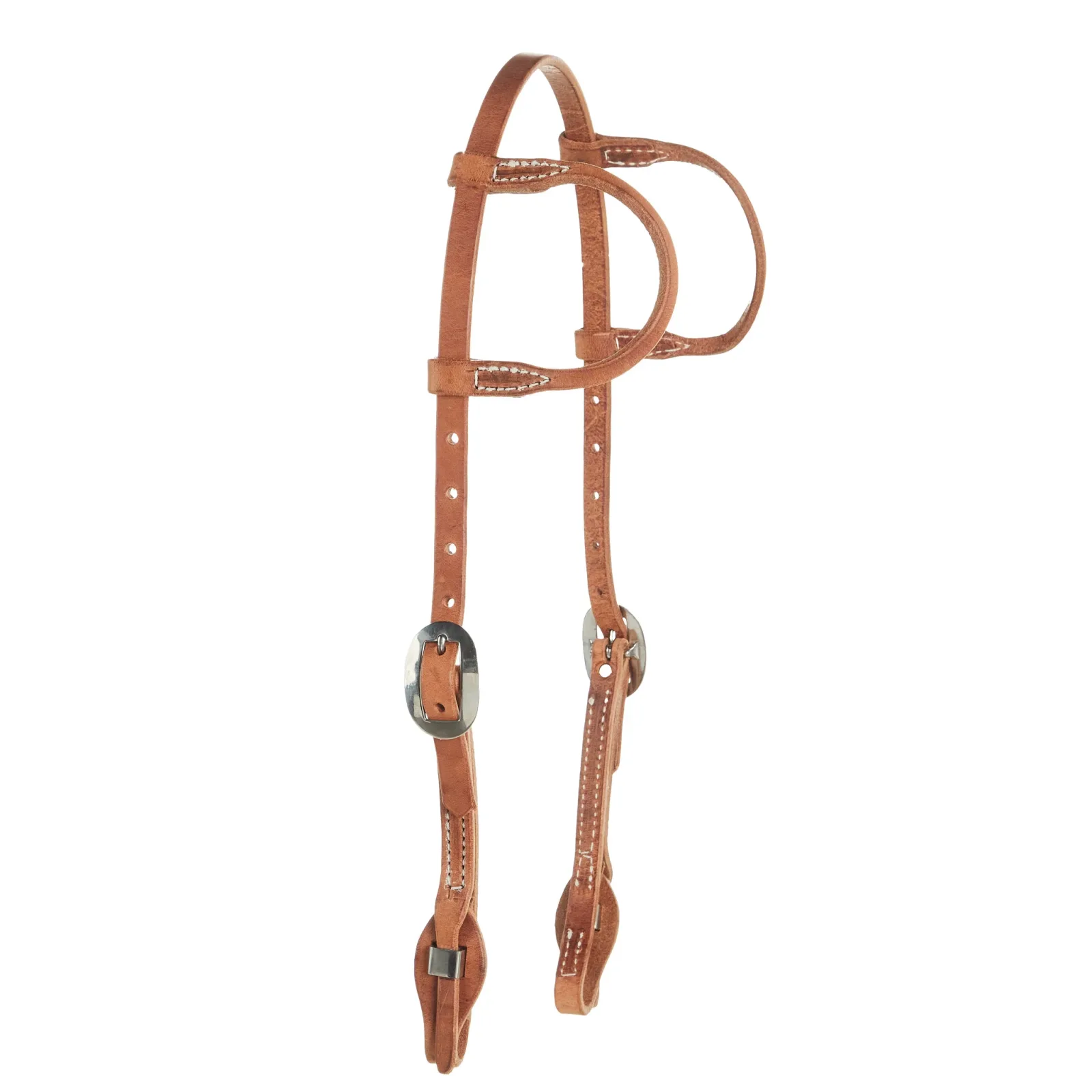 NRS Tack Natural Double Ear Quick Change Headstall - Image 2