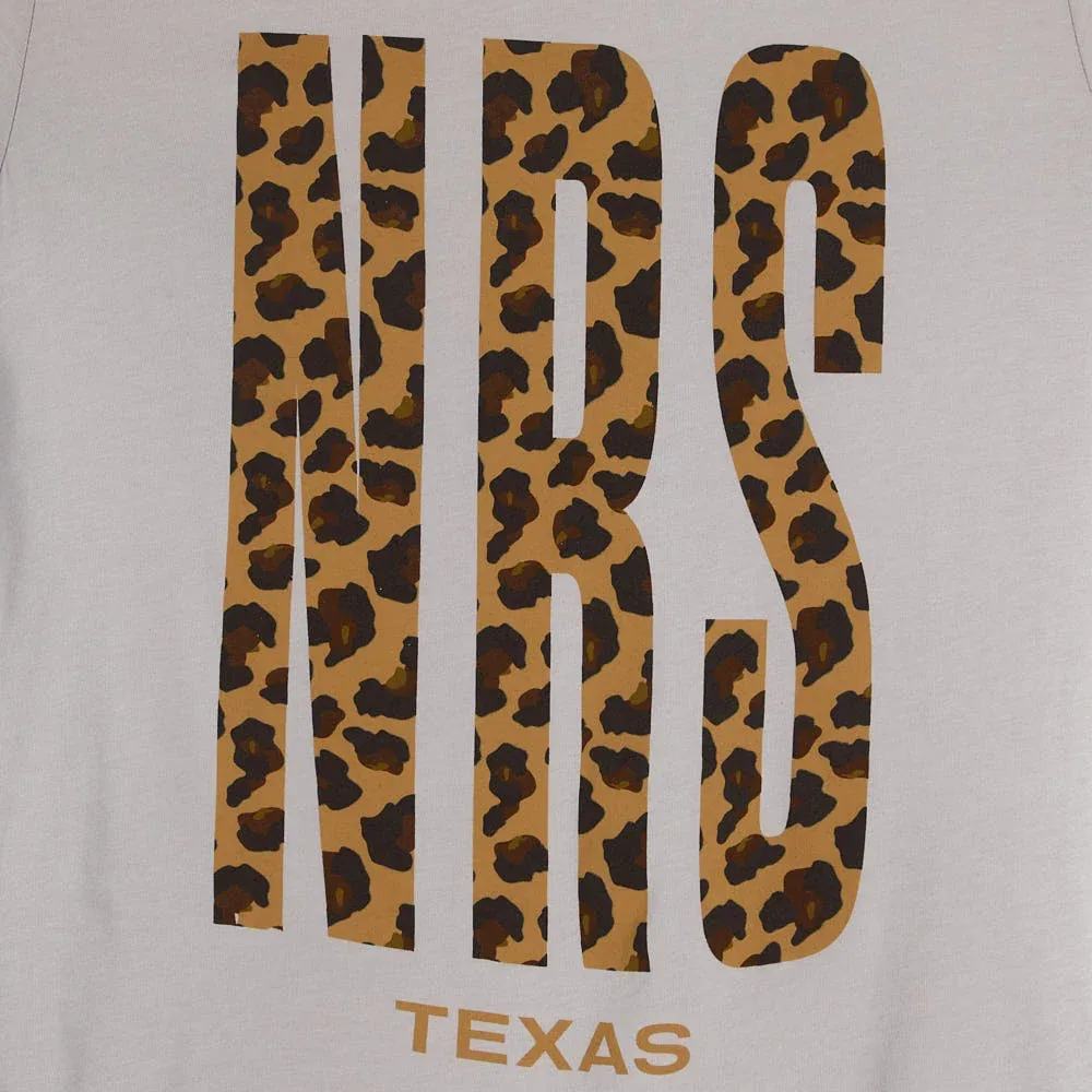 NRS Texas Cool Grey Cheetah Logo Tee Shirt - Image 2