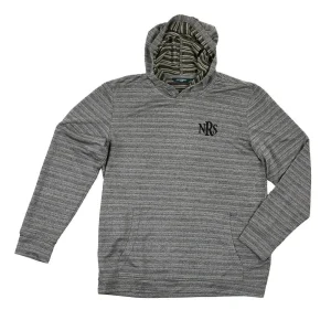 NRS Texas Grey Montauk Stripe Hoodie
