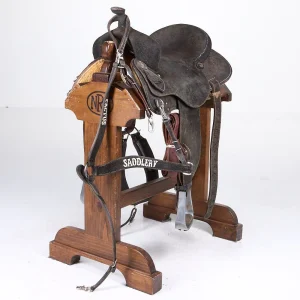 NRS Used 14in Chocolate Roughout Barrel Saddle