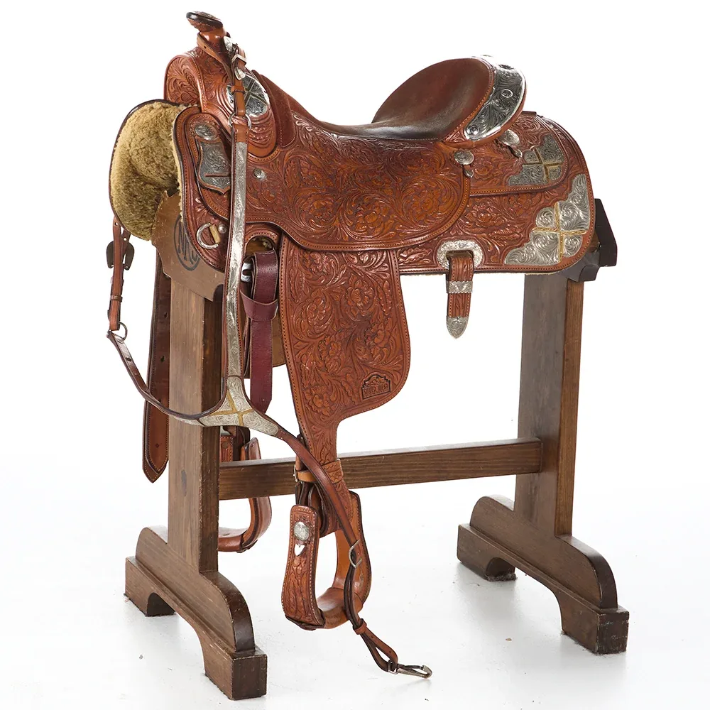 NRS Used 16in Silver Mesa Show Saddle