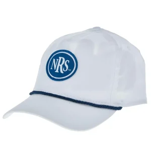 NRS White and Navy Oval Patch Cap