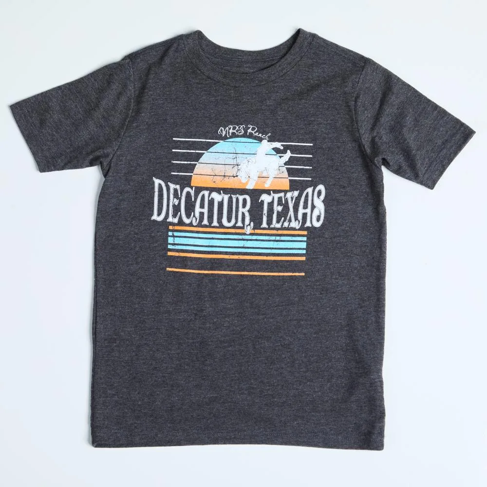 NRS Youth Bronco Black Tee