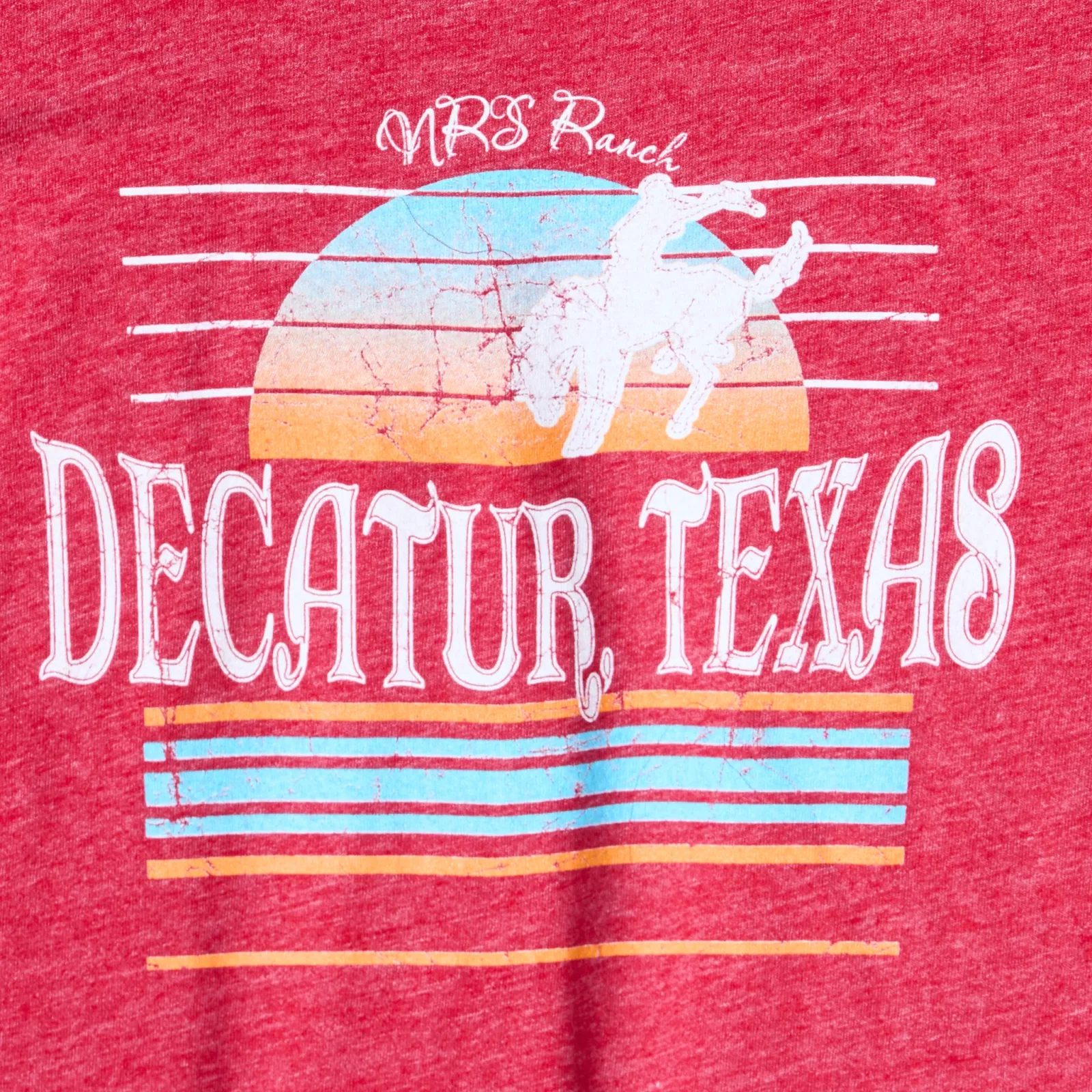 NRS Youth Bronco Cardinal Tee - Image 2