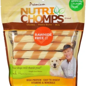 Nutri Chomps Wrapped Twist Dog Treat Assorted Flavors