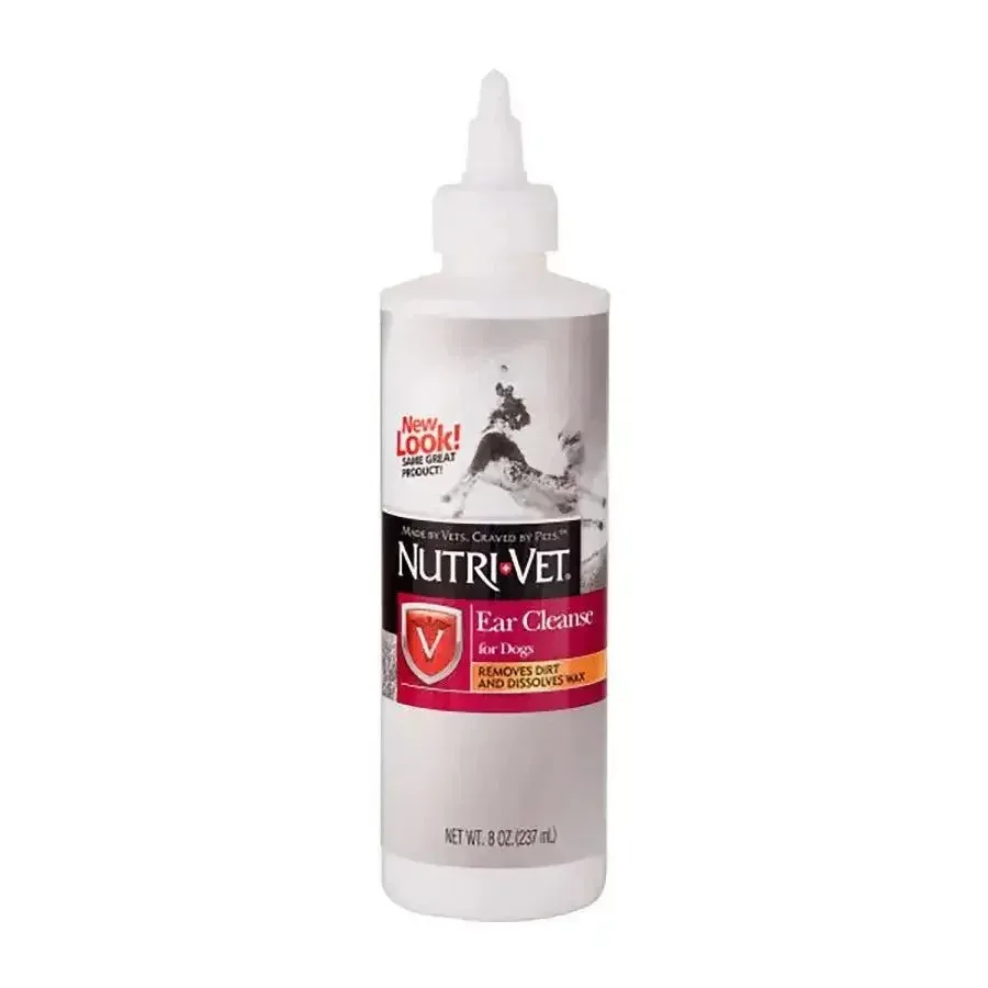 Nutri-Vet Ear Cleanse with Aloe Vera 8 fl oz for Healthy Dog Ears