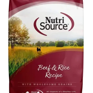 Nutrisource Adult Beef & Rice Dry Dog Food - 30 lb Bag