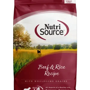 Nutrisource Adult Beef & Rice Dry Dog Food - 5 lb Bag