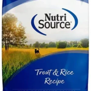 Nutrisource Adult Trout & Rice Dry Dog Food - 15 lb Bag