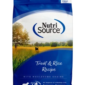 Nutrisource Adult Trout & Rice Dry Dog Food - 5 lb Bag