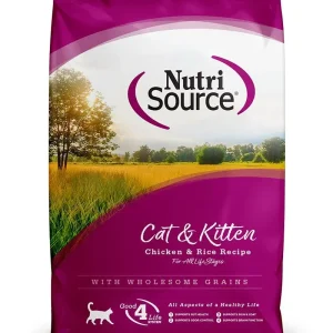 Nutrisource Cat & Kitten Chicken & Rice Dry Cat Food - 1.5 lb Bag