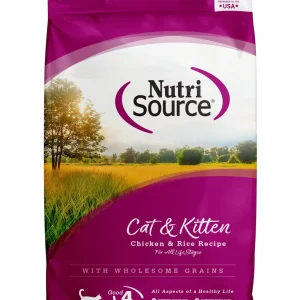 Nutrisource Cat & Kitten Chicken & Rice Dry Cat Food - 16 lb Bag