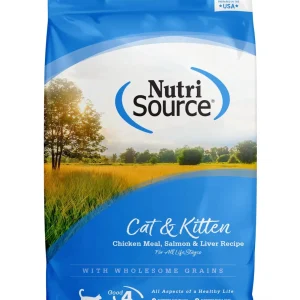 Nutrisource Cat & Kitten Chicken, Salmon & Liver Dry Cat Food - 16 lb Bag