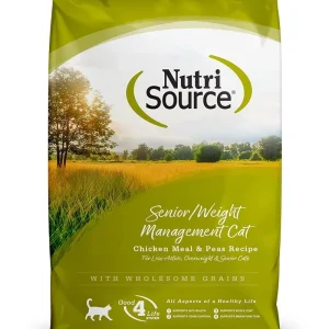 Nutrisource Cat Senior Weight Mgt Chicken & Rice (5 per bale) Dry Cat Food - 6.6 lb Bag