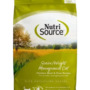Nutrisource Cat Senior Weight Mgt Chicken & Rice Dry Cat Food - 16 lb Bag