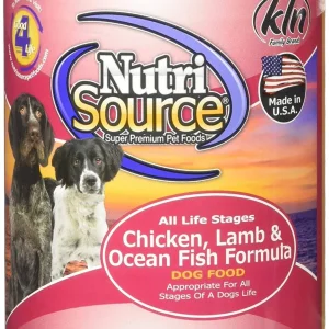 Nutrisource Chicken, Lamb & Oceanfish Dog Canned Canned Dog Food - 13 oz - Case of 12