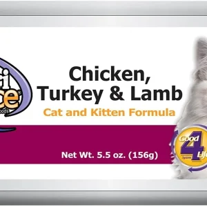 Nutrisource Chicken, Turkey & Lamb Cat/Kitten Canned Canned Cat Food - 5.5 oz - Case of 12