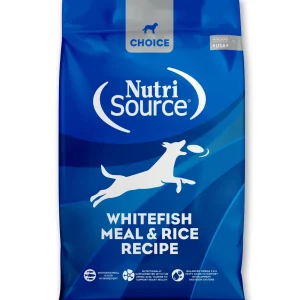 Nutrisource Choice Whitefish Meal & Rice Dry Dog Food - 30 lb Bag