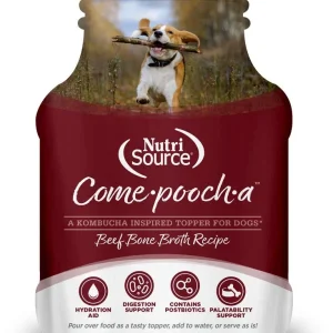 Nutrisource Come-Pooch-A Beef Broth Dog Food Recipe Pouch - 12 oz - Case of 12