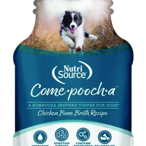 Nutrisource Come-Pooch-A Chicken Broth Dog Food Recipe Pouch - 12 oz - Case of 12