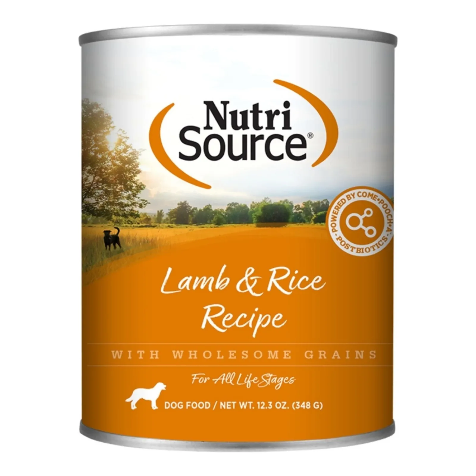 Nutrisource Dog Lamb & Rice, 12.3 oz each, Case of 12