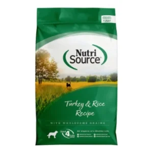 NutriSource Dry Dog Food Turkey & Rice 12 lb