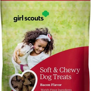 Nutrisource Girl Scouts Bacon Soft & Chewy Dog Treats - 5 oz