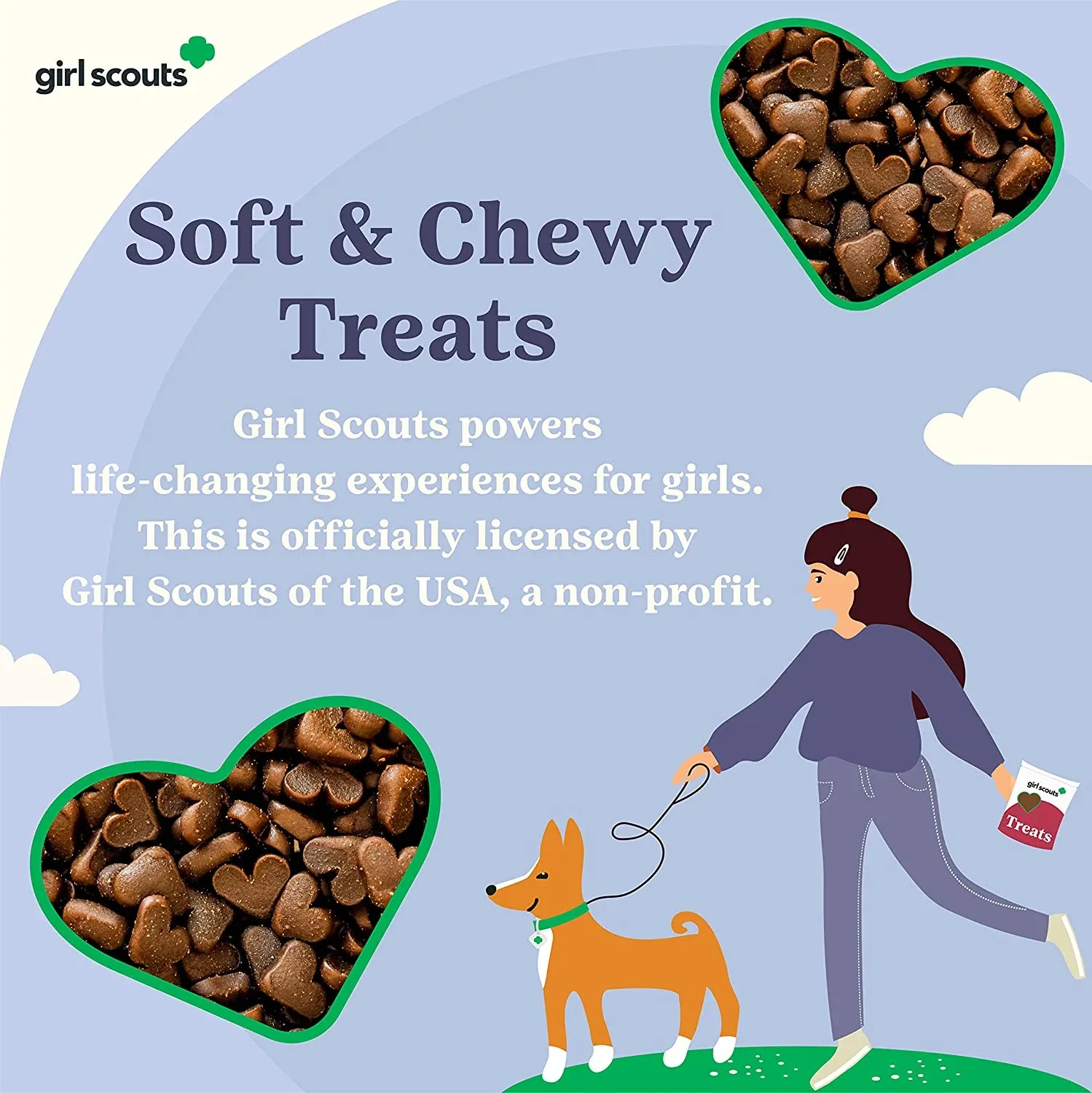 Nutrisource Girl Scouts Chicken Soft & Chewy Dog Treats - 5 oz - Image 2