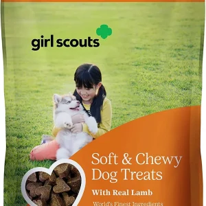 Nutrisource Girl Scouts Lamb Soft & Chewy Dog Treats - 5 oz