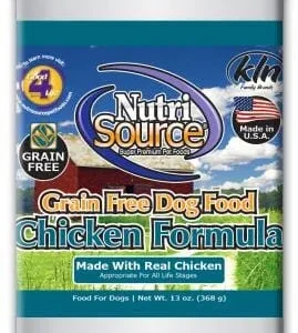 Nutrisource Grain Free Chicken Canned Dog Food - 13 oz - Case of 12