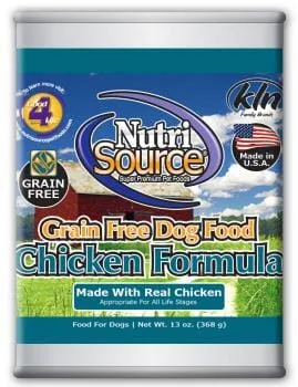 Nutrisource Grain Free Chicken Canned Dog Food - 13 oz - Case of 12