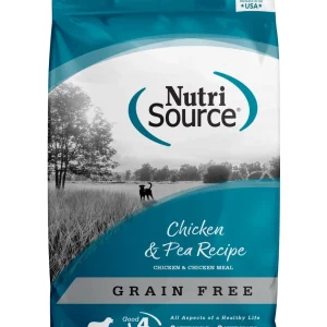 Nutrisource Grain Free Chicken & Pea Dry Dog Food - 12 lb Bag