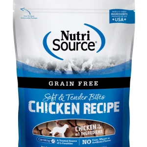 Nutrisource Grain Free Chicken Soft and Chew Dog Treats - 6 oz