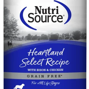 Nutrisource Grain Free Heartland Select Canned Dog Food - 13 oz - Case of 12