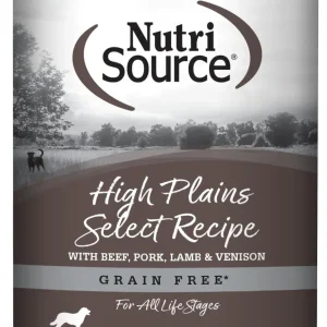 Nutrisource Grain-Free High Plains Select Canned Dog Food - 13 oz - Case of 12