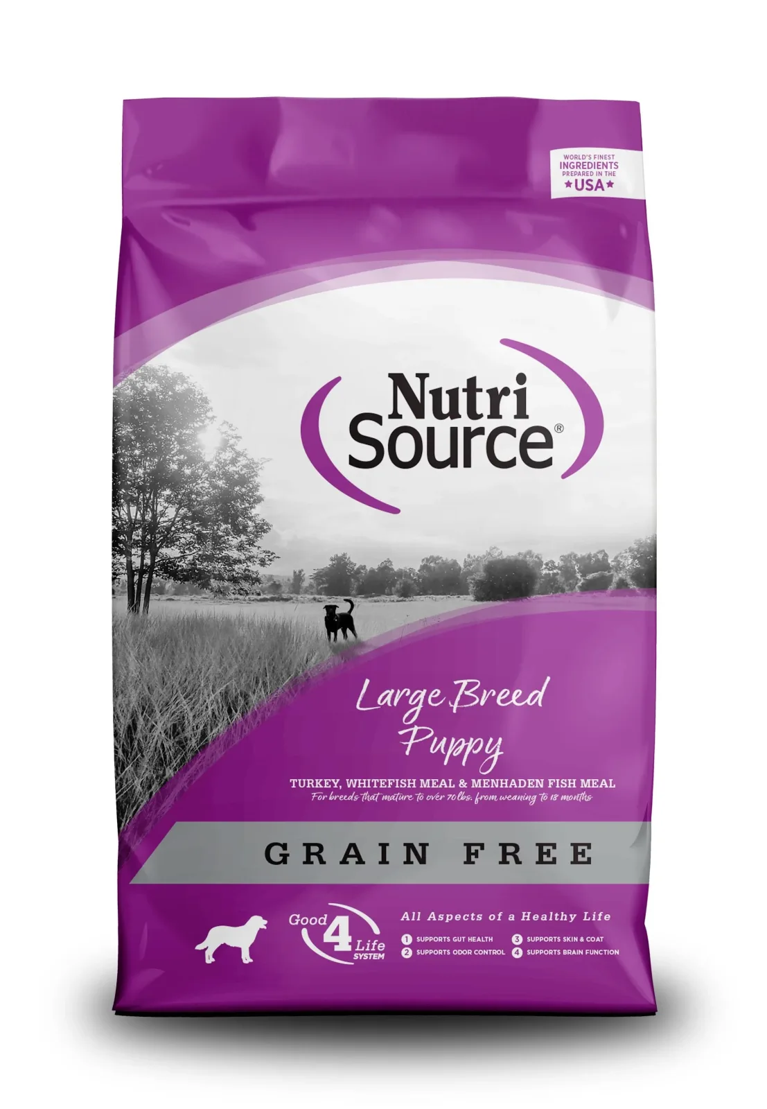 Nutrisource Grain Free Large Breed Puppy (8 per bale) Dry Dog Food - 5 lb Bag
