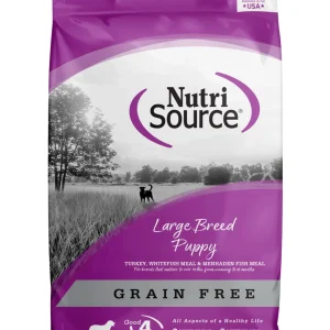 Nutrisource Grain Free Large Breed Puppy Dry Dog Food - 15 lb Bag