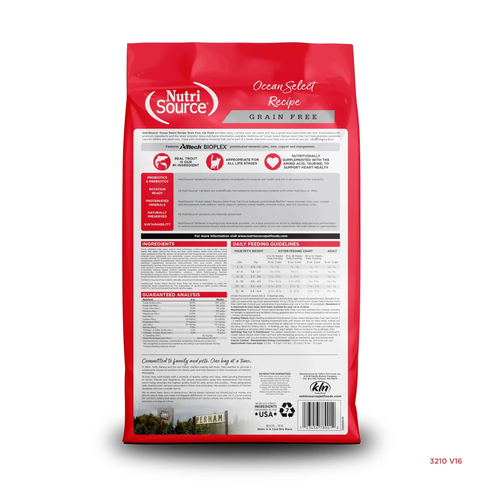 Nutrisource Grain Free Ocean Select Entrée (5 per bale) Dry Cat Food - 6.6 lb Bag - Image 2