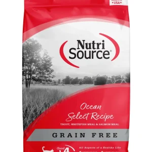 Nutrisource Grain Free Ocean Select Entree Dry Cat Food - 15 lb Bag
