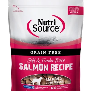 Nutrisource Grain Free Salmon Soft and Chew Dog Treats - 6 oz