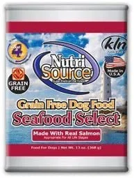 Nutrisource Grain Free Seafood Select Canned Dog Food - 13 oz - Case of 12