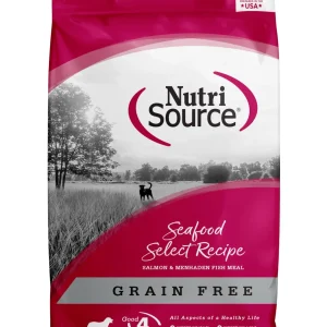 Nutrisource Grain Free Seafood Select with Salmon Dry Dog Food - 15 lb Bag