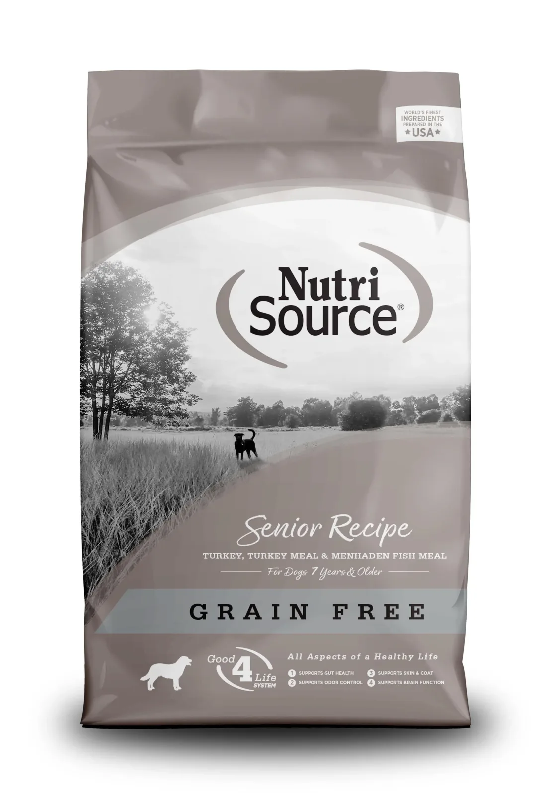 Nutrisource Grain Free Senior (8 Per Bale) Dry Dog Food - 5 lb Bag