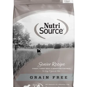 Nutrisource Grain Free Senior Dry Dog Food - 30 lb Bag